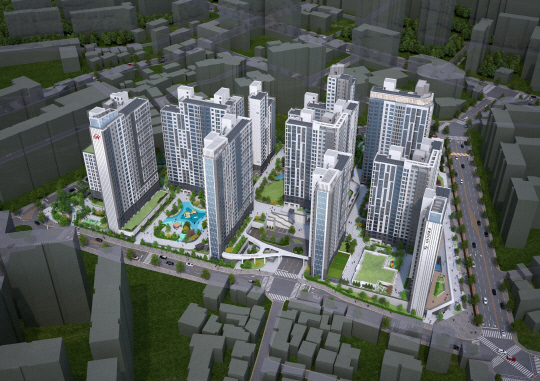 서울 구로구 고척4구역 재개발사업을 통해 공급되는 '고척 푸르지오 힐스테이트' 조감도. [대우건설 제공]